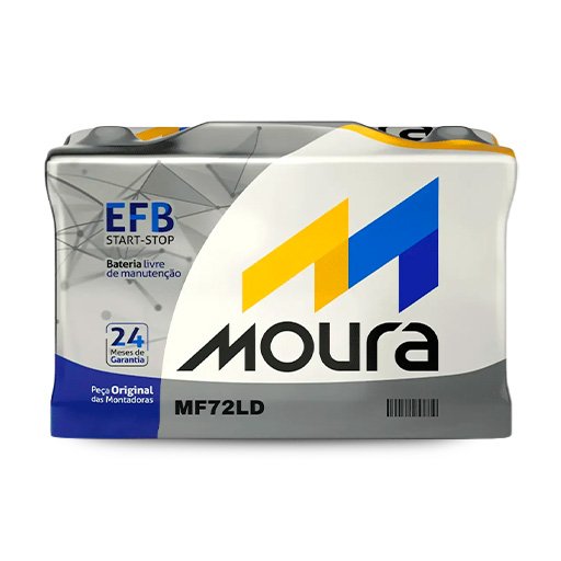 BATERIA PARA CARRO MOURA - 72AH START STOP