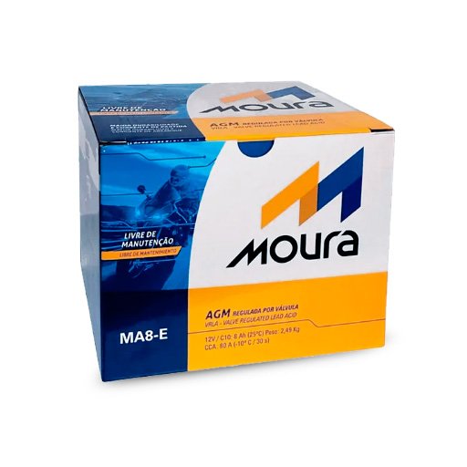 BATERIA PARA MOTO MOURA mA8-E